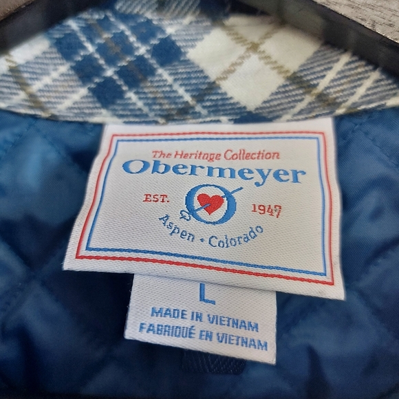 Obermeyer flannel quilted lining shirt jacket - Picture 5 of 11